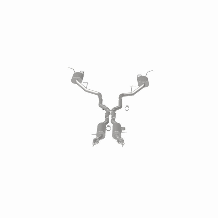Magnaflow 15068 MagnaFlow 11-12 Dodge Durango V8 5.7L Dual Split Rear Exit Stainless Cat Back Performance Exhaust