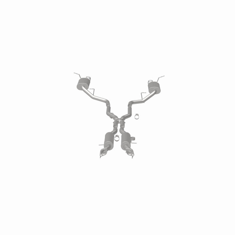 Magnaflow 15068 MagnaFlow 11-12 Dodge Durango V8 5.7L Dual Split Rear Exit Stainless Cat Back Performance Exhaust