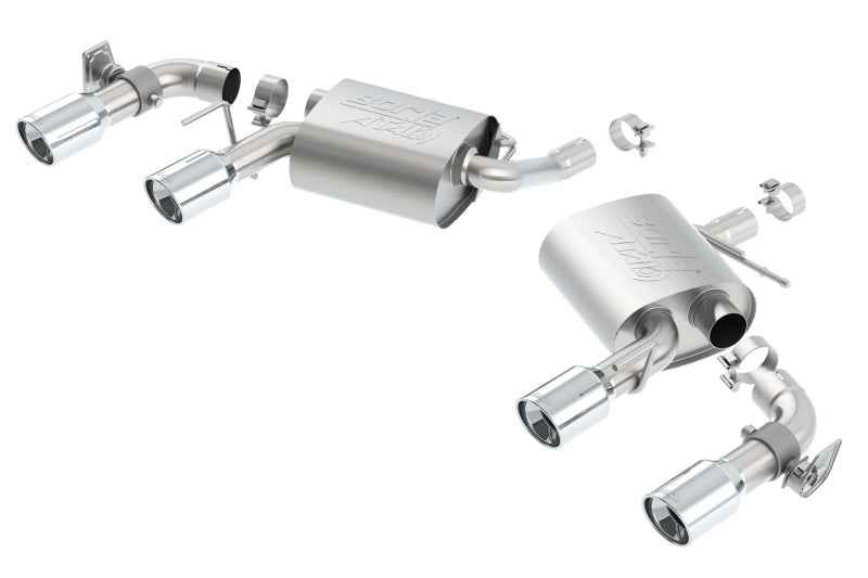 Borla 11931 2016 Chevy Camaro V6 AT/MT ATAK Rear Section Exhaust w/ Dual Mode Valves