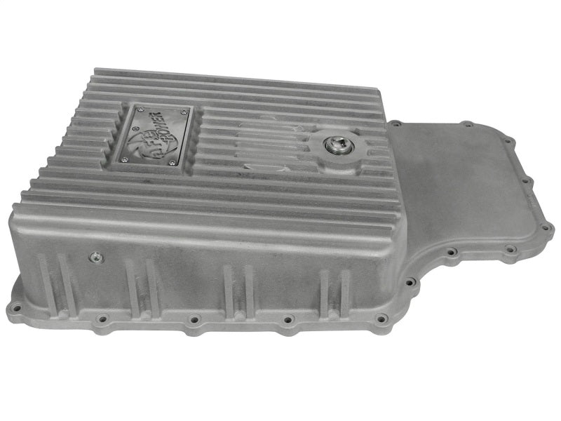 aFe 46-70180 Transmission Pan (Raw); Ford Trucks 6R140 11-14 V8-6.7L (td)