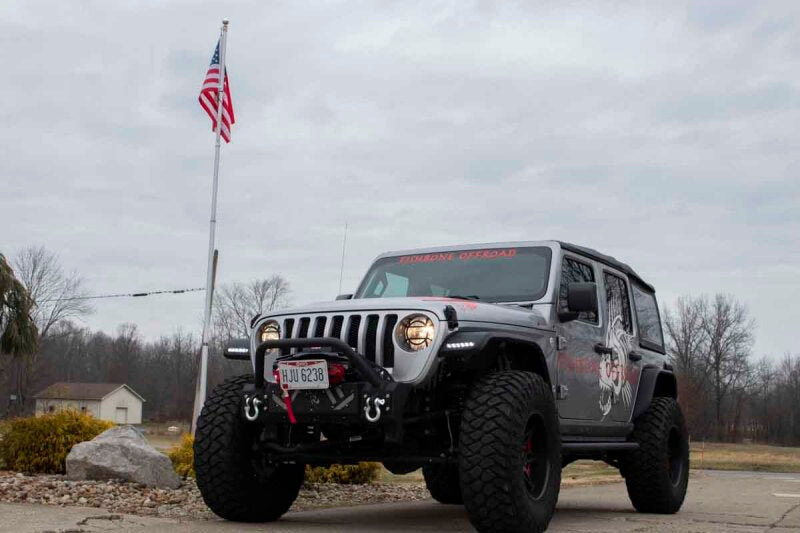 Fishbone Offroad FB22341 07-18 Jeep Wrangler JK Barracuda Modular Front Bumper - Base