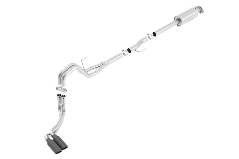 Borla 140619BC 15-16 Ford F-150 3.5L EcoBoost Ext. Cab Std. Bed Black Chrome CB Exhaust ATAK Truck Side Exit