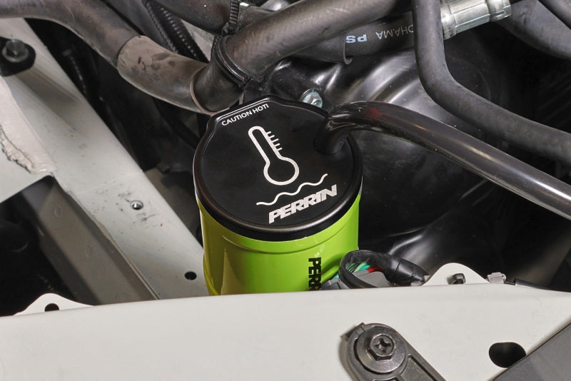 Perrin Performance ASM-ENG-505NY PERRIN 02-25 Subaru WRX / 04-21 STI / 13-25 BRZ/GR86/FRS/86 Coolant Overflow Tank - Neon Yellow