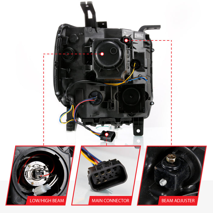 ANZO 111487 ANZ LED/Projector Headlights