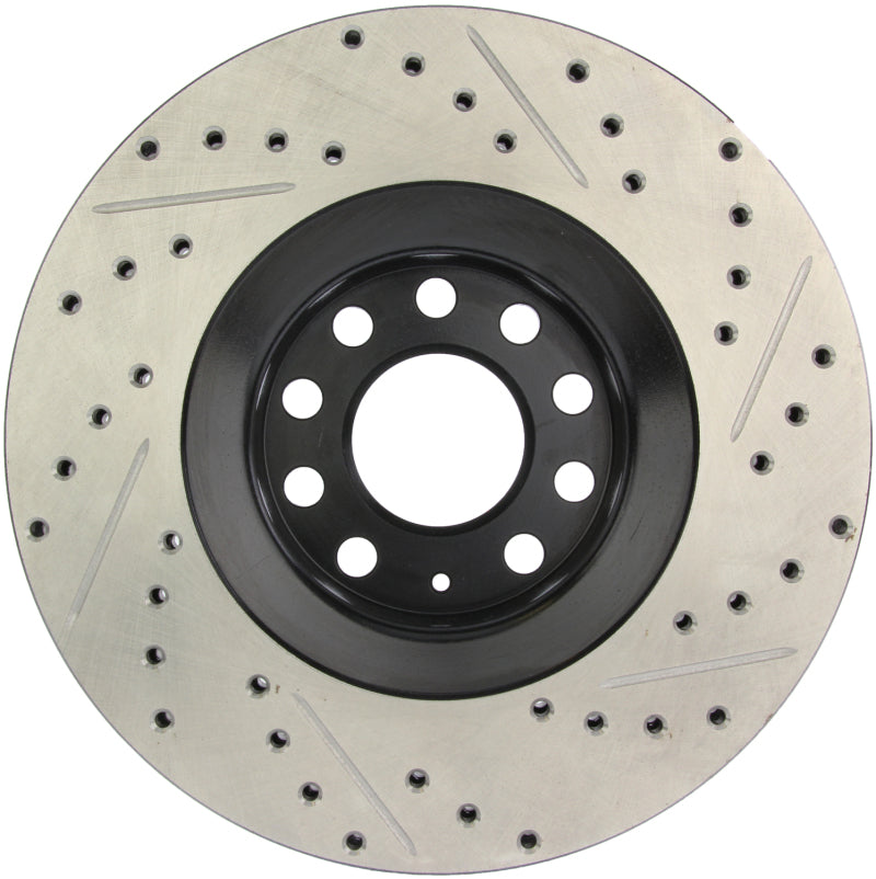 Stoptech 127.33096R StopTech 05-06 Audi A4 Quattro/ 02-04 A6 Quattro / 99-02 S4 Front Right Slotted & Drilled Rotor