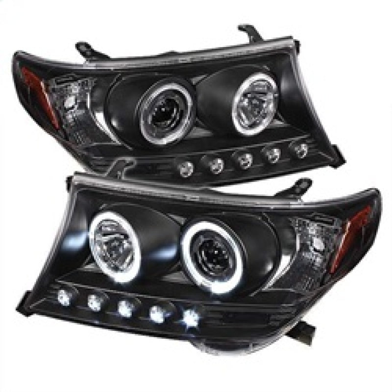 SPYDER 5008275 Spyder Toyota Land Cruiser 08-11 Projector Headlights LED Halo LED Blk PRO-YD-TLAND08-HL-BK