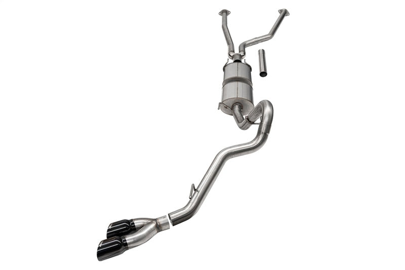 CORSA Performance 21245BLK Corsa 22-25 Toyota Tundra 4WD 3in Sport Cat-Back Side Exit Exhaust System w/ Twin 4in Black PVD Tips
