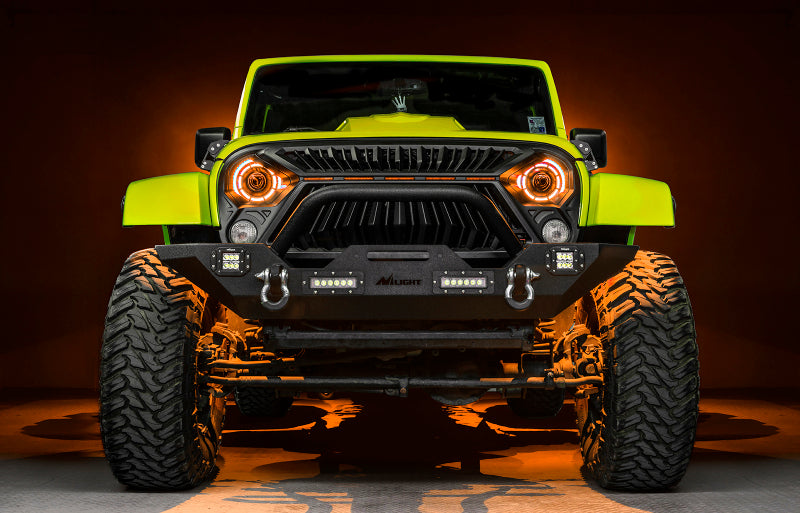 ORACLE Lighting 5876-334 0718 Jeep Wrangler JK Oculus 7in ColorSHIFT Bi-LED Projector Headlights
