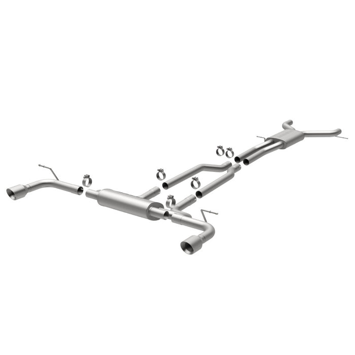 Magnaflow 15085 MagnaFlow 07 Audi Q7 V8 4.2L Dual Split Rear Exit Stainless Cat-Back Perf Exhaust