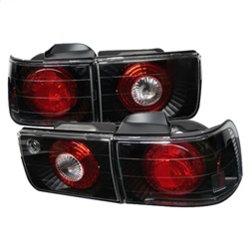 SPYDER 5004093 Spyder Honda Accord 92-93 4Dr Euro Style Tail Lights Black ALT-YD-HA92-4D-BK