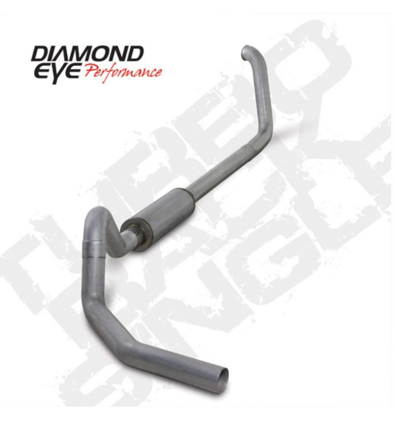 Diamond Eye Performance K4327A Diamond Eye KIT 4in TB SGL AL: 00-03 FORD 7.3L F240/F350 CandC