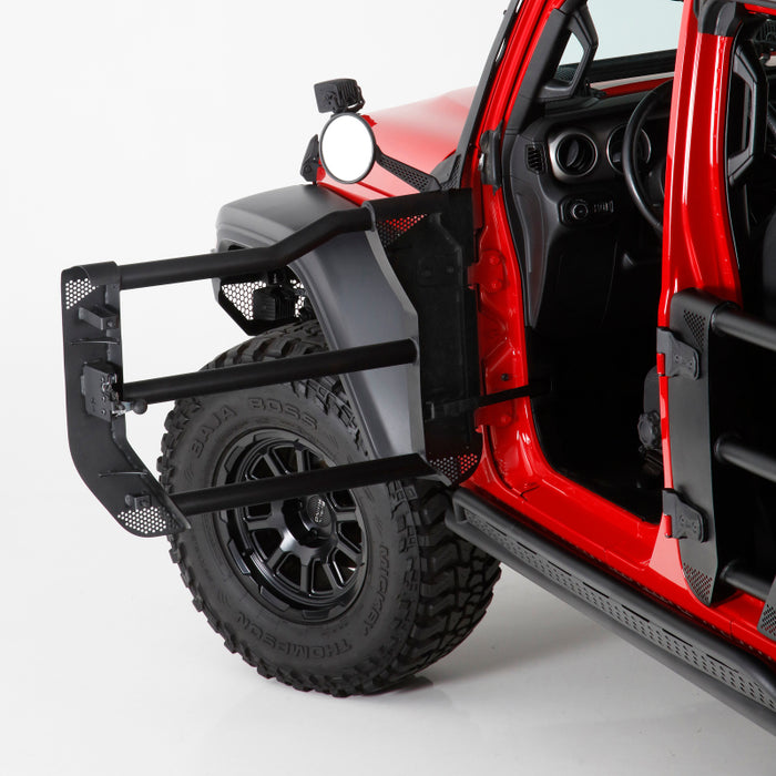 Go Rhino 572601 Jeep 18-21 Wrangler JLU/20-21 Gladiator JT Trailline Replacement Front Tube Door