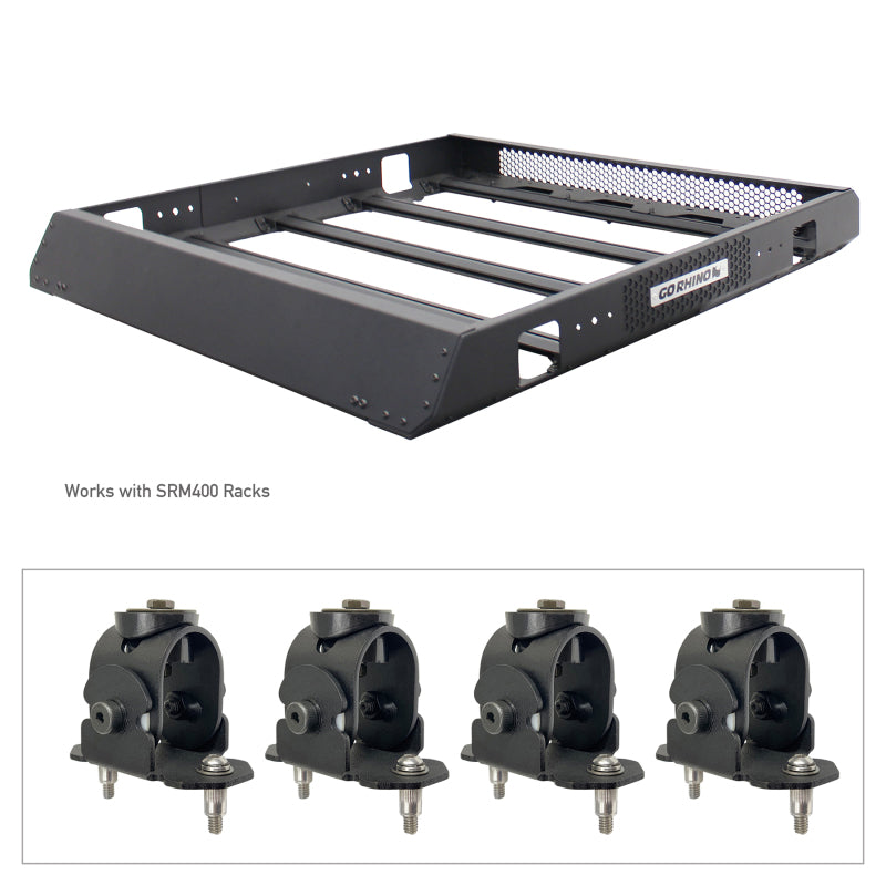 Go Rhino 5910000T Adjustable Multi-Axis Mounting Kit for SRM Rack