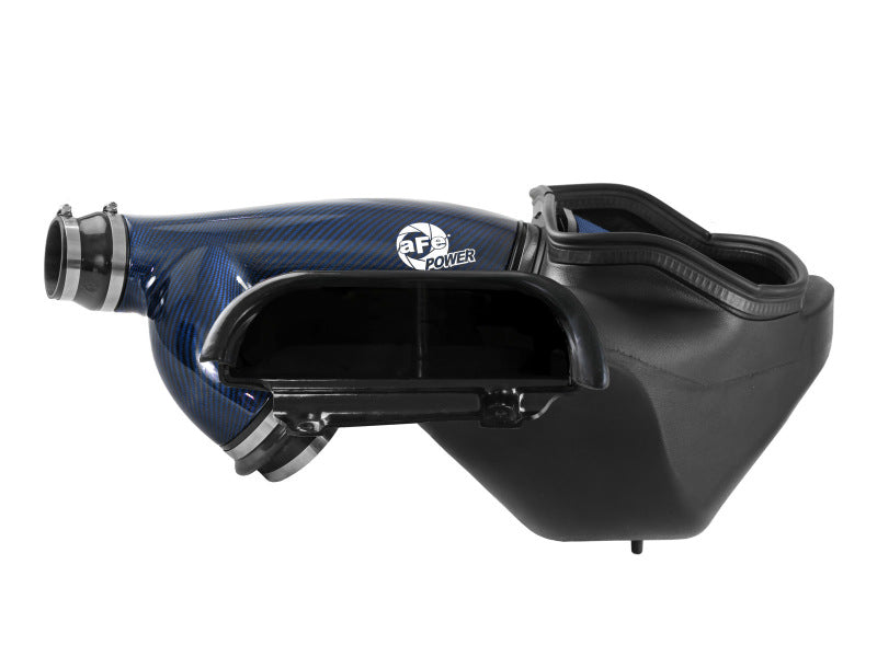 aFe 57-10031RL 17-24 Ford F-150 Track Series Blue Kevlar Carbon Fiber C/A Intake System w/Black Pro 5R Filter