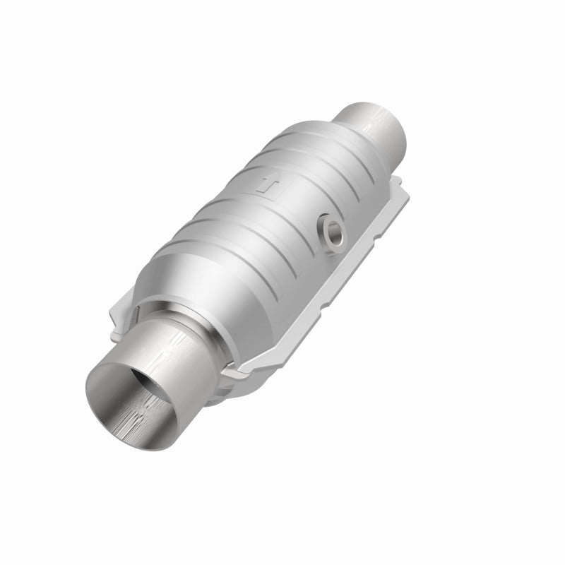 Magnaflow 51355 MagnaFlow Conv Univ 2.25in Inlet/Outlet Center/Center Round 11in Body L x 5.125in W x 15in Overall L