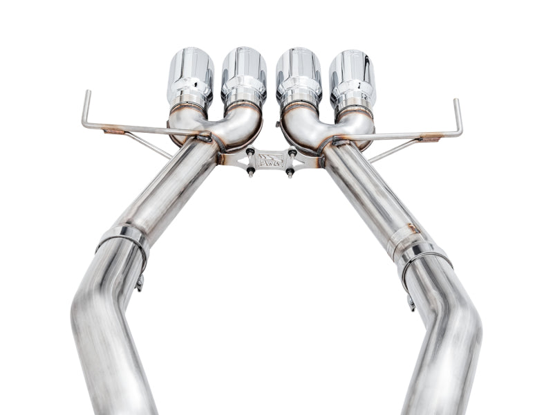 AWE Tuning 3020-42073 14-19 Chevy Corvette C7 Z06/ZR1 (w/AFM) Track Edition Axle-Back Exhaust w/Chrome Tips