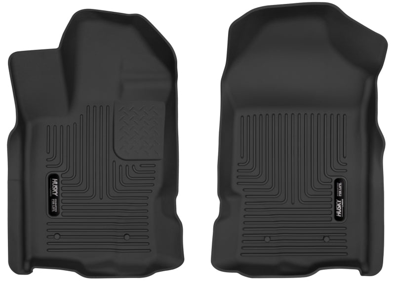 Husky Liners 54701 2019+ Ford Ranger Black Front Floor Liners