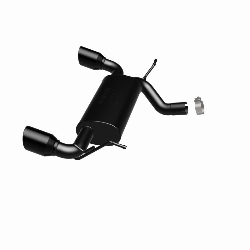 Magnaflow 15160 MagnaFlow 07-17 Jeep Wrangler JK 3.8/3.6L Dual Split Rear Exit Black Axle-Back Exhaust