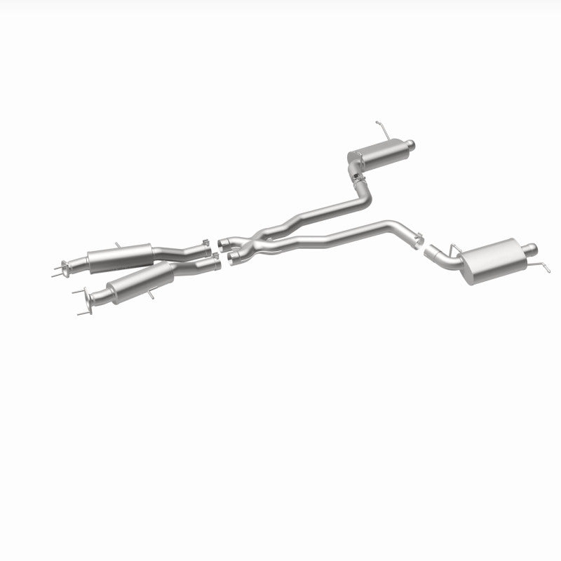 Magnaflow 15064 MagnaFlow 12 Jeep Grand Cherokee V8 6.4L Dual Split Rear Exit Stainless Cat Back Performance Exhaust