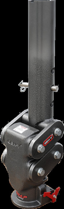GEN-Y Hitch GH-7042 Gen-Y Spartan Torsion-Flex 5in Offset 4in RD Tube Gooseneck 2-5/16in Coupler Standard Height