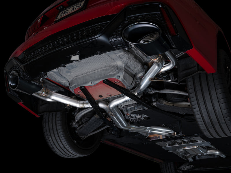 AWE Tuning 3025-33776 21-23 Audi C8 RS6/RS7 SwitchPath Cat-back Exhaust - Diamond Black Tips