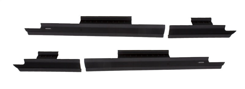Bushwacker 14085 2018 Jeep Wrangler Unlimited 4-Door Trail Armor Rocker Panel and Sill Plate Cover - Black