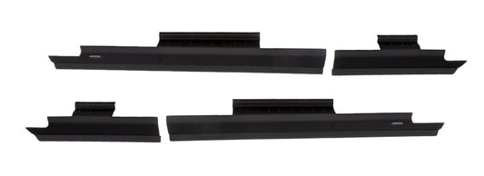 Bushwacker 14085 2018 Jeep Wrangler Unlimited 4-Door Trail Armor Rocker Panel and Sill Plate Cover - Black