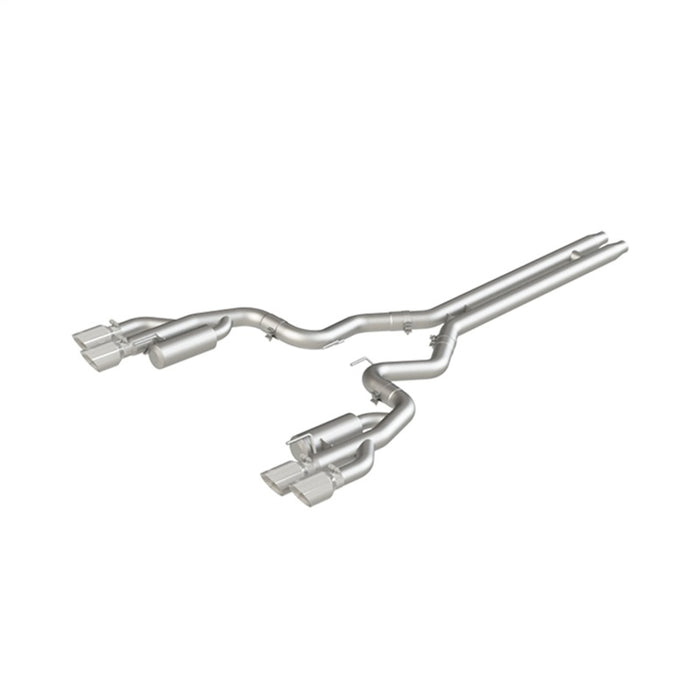 MBRP S7207AL 18-19 Ford Mustang GT 5.0 3in Cat Back Quad Tip Race Version - AL