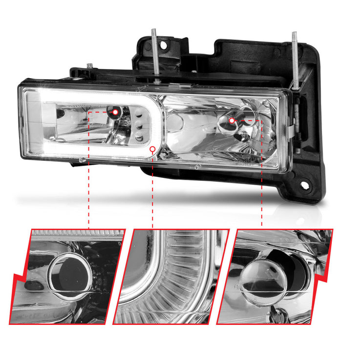 ANZO 111499 ANZ Crystal Headlights