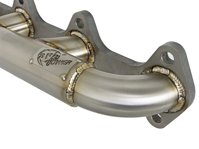 aFe 48-32020 Twisted Steel Header Turbo Manifold (T3) 98.5-02 Dodge Diesel Trucks L6 5.9L (td)