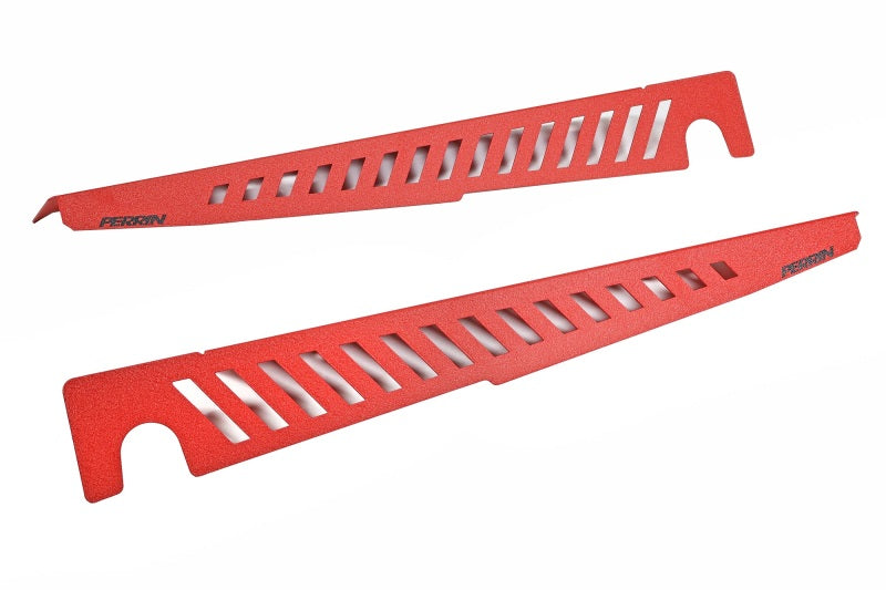 Perrin Performance PSP-ENG-551RD PERRIN 22-25 Subaru WRX Fender Shroud Set - Red