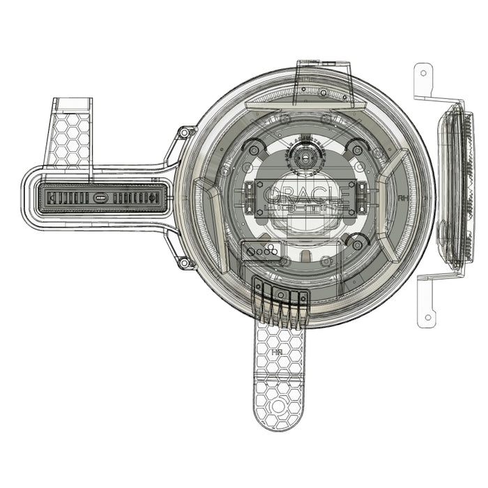 ORACLE Lighting 5886-023 Oracle 2021+ Ford Bronco Oculus Bi-LED Projector Headlights - Amber/White Switchback