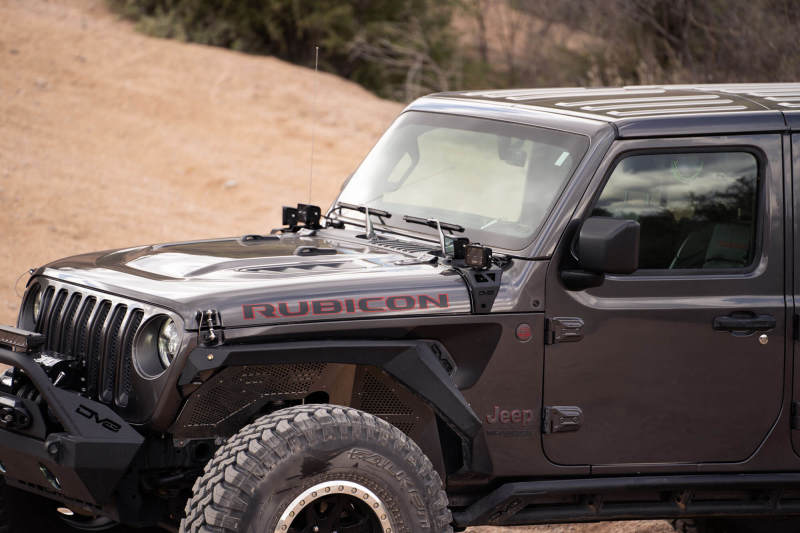 DV8 Offroad LBJL-04 18-22 Jeep Gladiator JT Cowl Light Bar Bracket