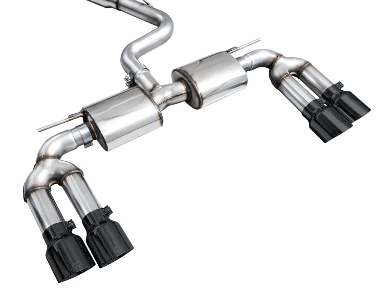 AWE Tuning 3015-43897 AWE 22-24 Audi 8Y S3 Touring Edition Exhaust - Diamond Black Tips