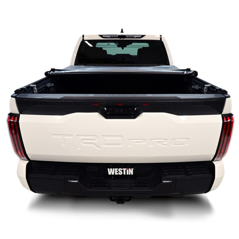 Westin 19-10285 22-24 Toyota Tundra 5.5ft. Bed Soft Roll Tonneau Cover - Black