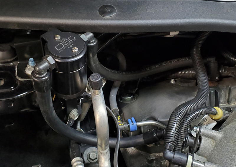 J&L 3022P-B 13-19 Ford Explorer Sport EcoBoost V6 Passenger Side Oil Separator 3.0 - Black Anodized