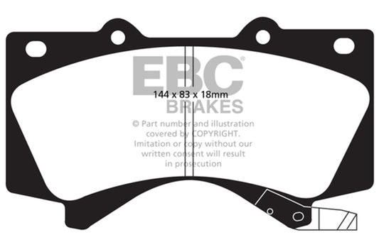 EBC DP51815NDX Brakes Bluestuff Street and Track Day Brake Pads