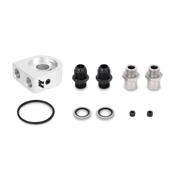 Mishimoto MMOC-U34SL Universal Oil Cooler Kit 34-Row Silver