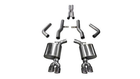 CORSA Performance 21006 Corsa 2017-2023 Dodge Challenger 5.7L V8 Xtreme Cat-Back Dual Rear Exit w/3.5in Polished Tips