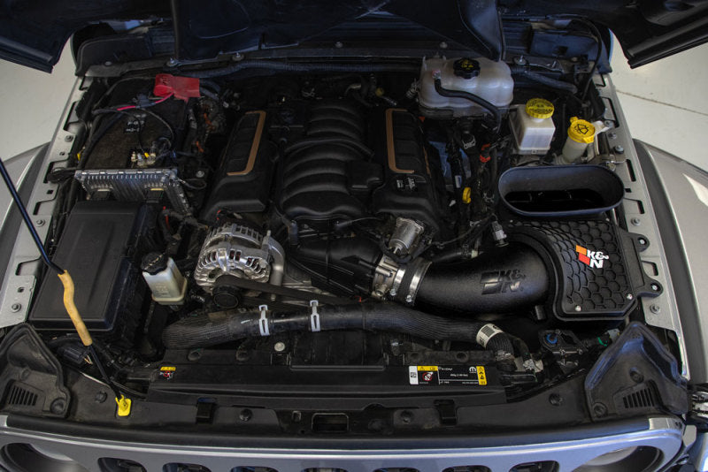 K&N Engineering 63-1588 K&N 21-22 Jeep Wrangler JL V8-6.4L AirCharger Performance Intake