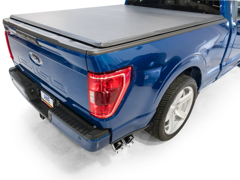 AWE Tuning 3015-32145 AWE 21-25 Ford F150 (14th Gen Reg Cab) Cat-Back Exhaust - 4.5in Dual Side Exit Chrome Tips