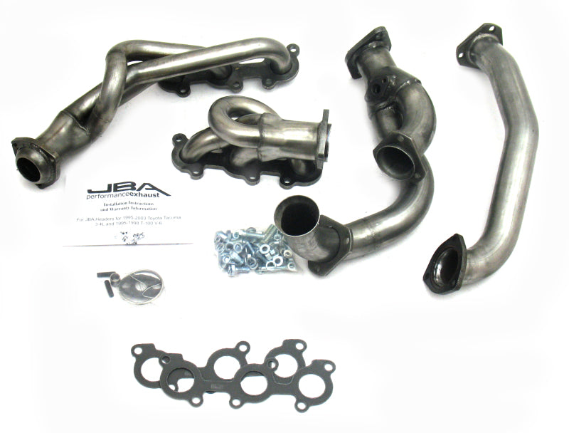 JBA 2032S-1 95-00 Toyota 3.4L V6 w/o EGR 1-1/2in Primary Raw 409SS Cat4Ward Header