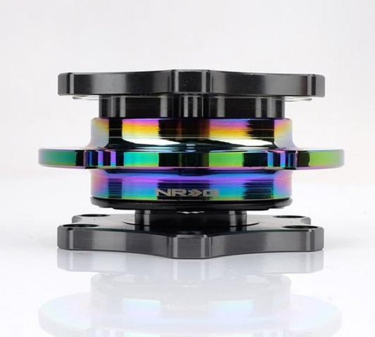 NRG SRK-R200GM-CG Quick Release SFI SPEC 42.1 - Gun Metal Body / Gold Shinny Ring