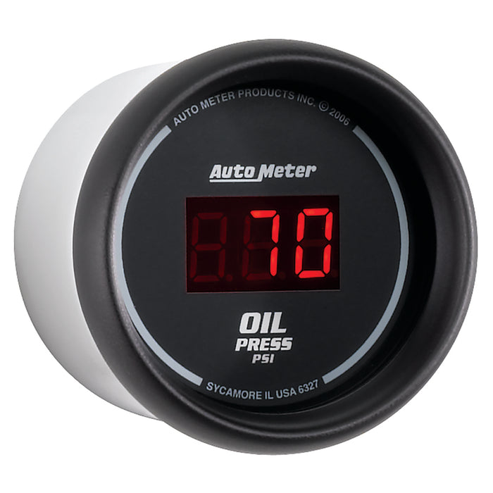 AutoMeter 6327 Autometer Black 0-100 psi Digital Oil Pressure Gauge