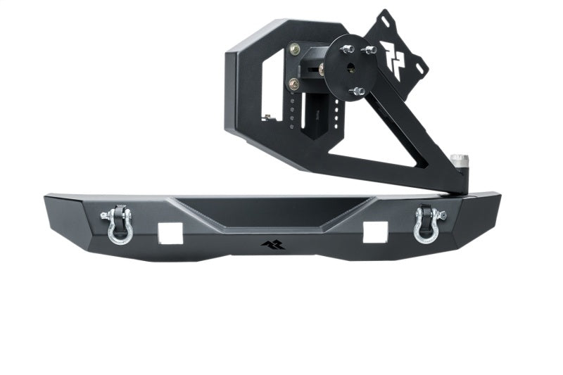 Rugged Ridge 11541.25 07-18 Jeep Wrangler (JK/JKU) XOR Rear Bumper w/Swing Out Tire Carrier - Tex. Blk