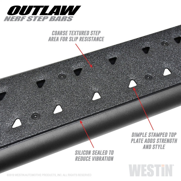 Westin 58-53565 09-18 Dodge RAM 1500 Crew Cab Outlaw Nerf Step Bars