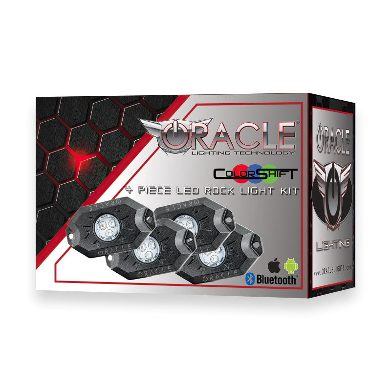 ORACLE Lighting 5796-333 Oracle Bluetooth Underbody Rock Light Kit - 4 PCS - ColorSHIFT