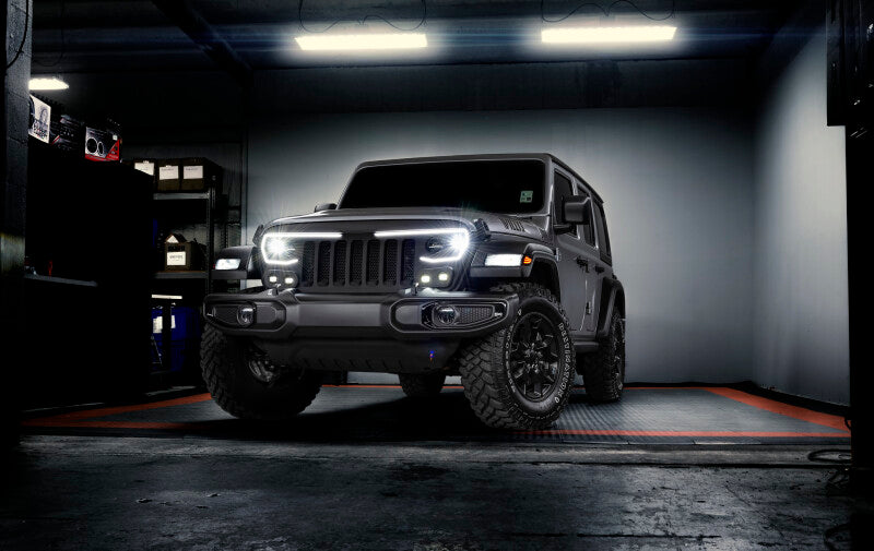 ORACLE Lighting 5837-PRO Oracle VECTOR Series Full LED Grille - Jeep Wrangler JL/JT - NA