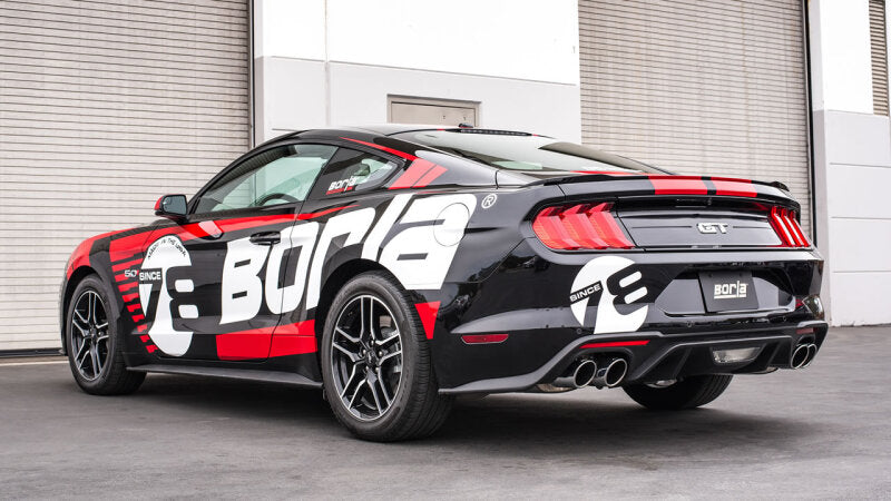 Borla 11951 2018 Ford Mustang GT 5.0L AT/MT 2.5in S-Type Exhaust w/ Valves (Rear Section Only)