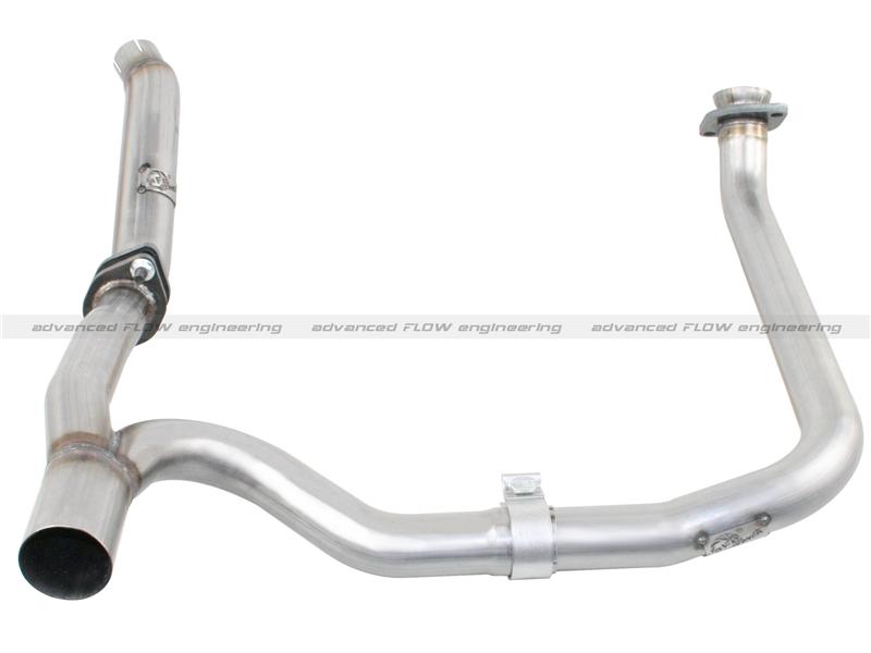 aFe 49-08046 Scorpion Exhaust System Axle Back Aluminized Hi-Tuck 07-17 Jeep Wrangler JK V6 3.6/3.8L